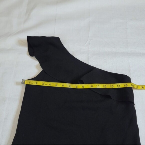 Club Monaco One Shoulder Ruffle Top Size 0 - Picture 3 of 6